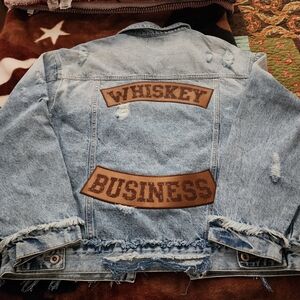 Demin jacket.